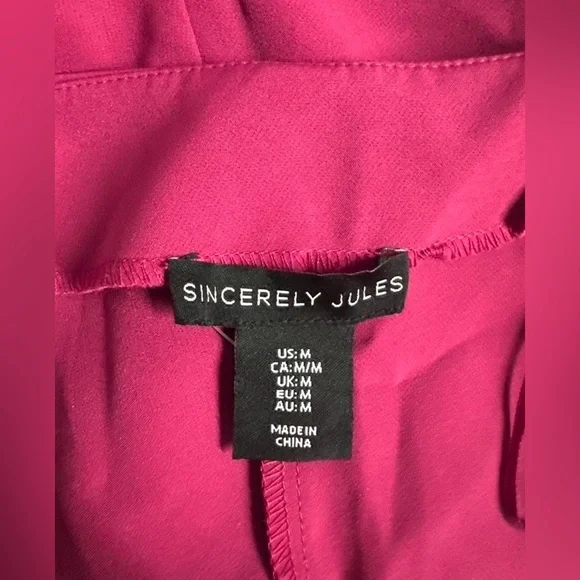 Sincerely Jules high-rise pink fringe shorts - Picture 6 of 6